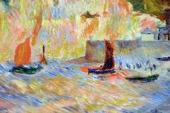 04B Sea And Cliffs Close Up - Auguste Renoir 1885 - Robert Lehman Collection New York Metropolitan Museum Of Art.jpg